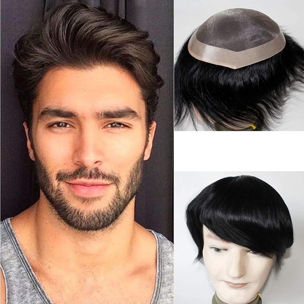 Perfect wig installation with haircut blending, styling and natural finish.